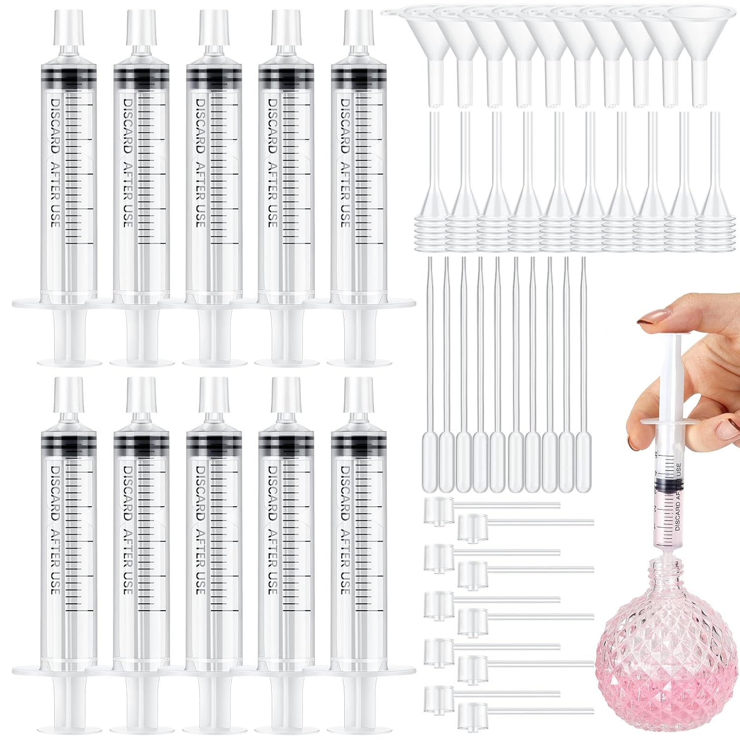25/50PCS  perfume refill pump  - Perfume Fragrance Ingredients 评论和价格