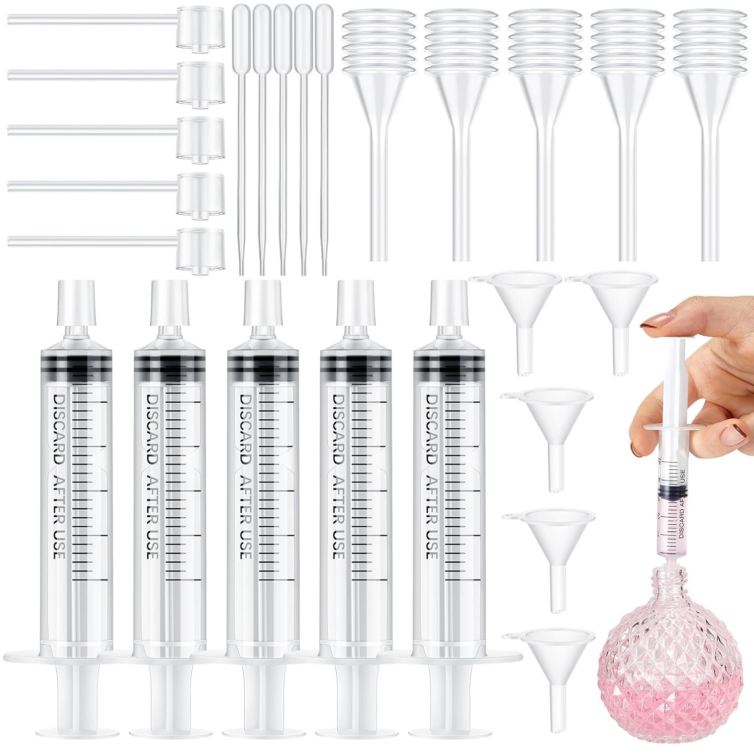 25/50PCS  perfume refill pump  - Perfume Fragrance Ingredients 评论和价格