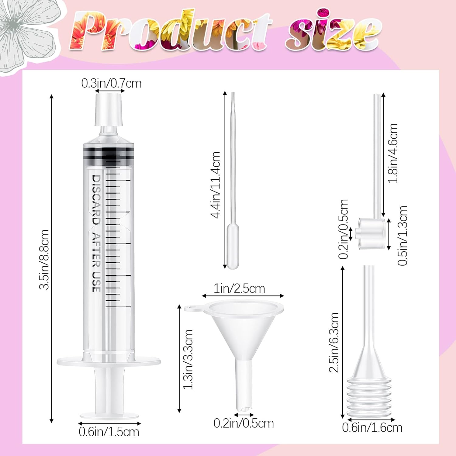25/50PCS  perfume refill pump  - Perfume Fragrance Ingredients 评论和价格