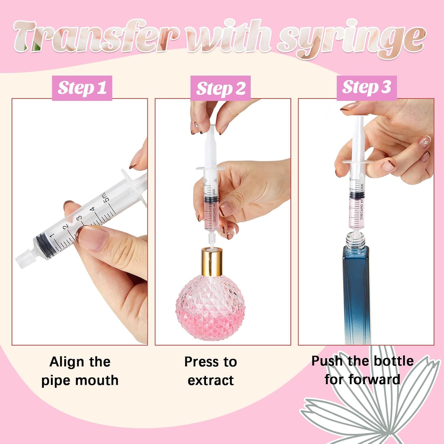 25/50PCS  perfume refill pump  - Perfume Fragrance Ingredients 评论和价格