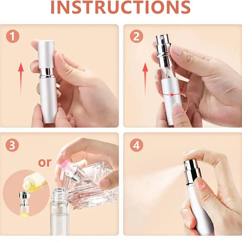 4pcs+4 Accessories 5ml Refilla - Perfume Fragrance Ingredients 评论和价格