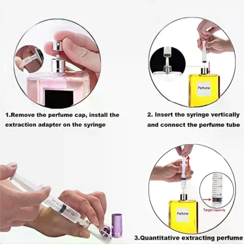 1/3Pcs Syringe Plastic Perfume - Perfume Fragrance Ingredients 评论和价格