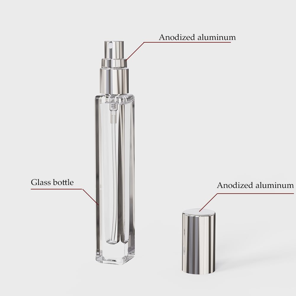 5-Piece Cologne Atomizer Empty - Perfume Fragrance Ingredients 评论和价格